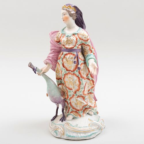 Derby Porcelain Figure of Juno