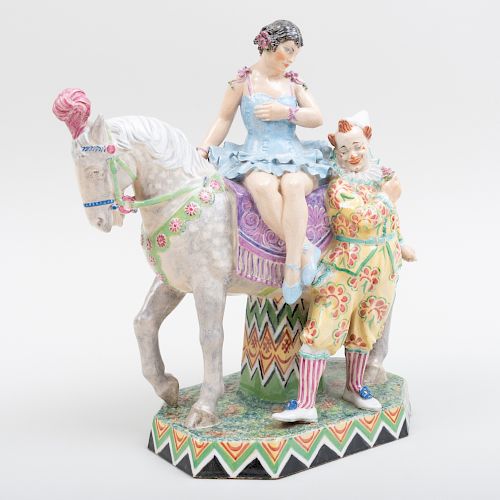 Charles Vyse Chelsea Pottery 'Circus'