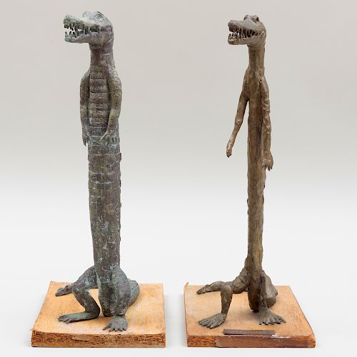 Hugo Daini (1919-1976): Alligators: Two Works