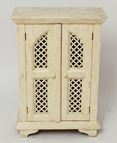 Maitland Smith Style Tessellated Cabinet