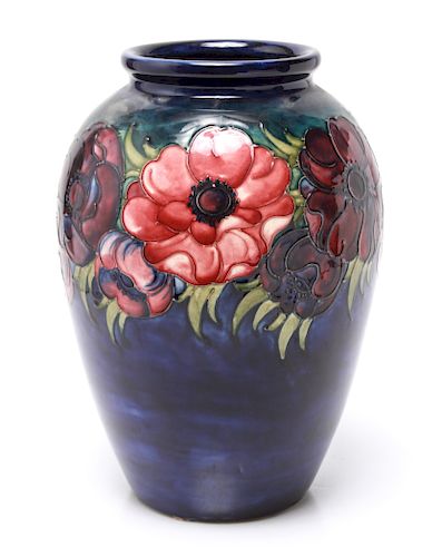 English Moorcroft Pottery "Anemone" Vase