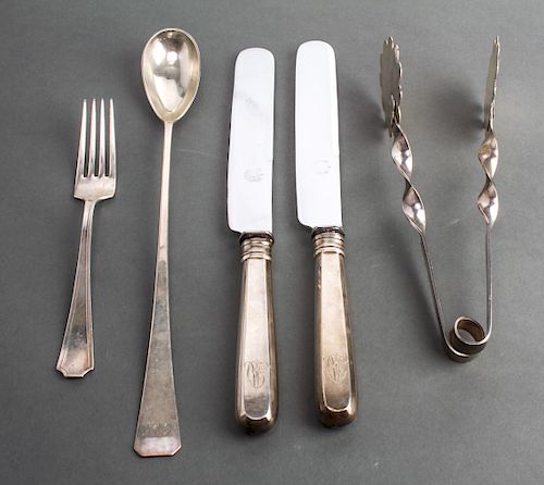 Silver Serving Utensils & Others Group of 5