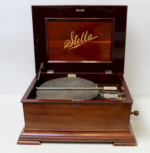 STELLA. Brevette Music Box and Disc