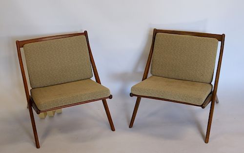 2 Signed DUX X Frame Chairs.