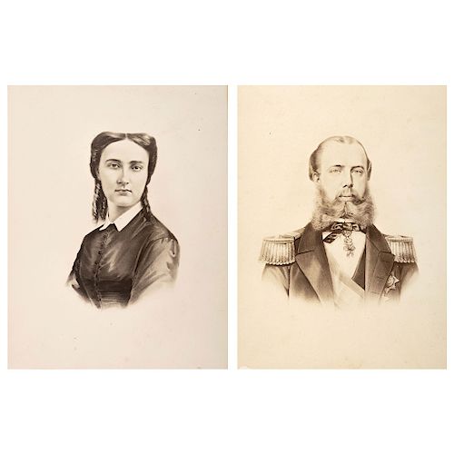 A F. CZIHAK, Carlota y Maximiliano.