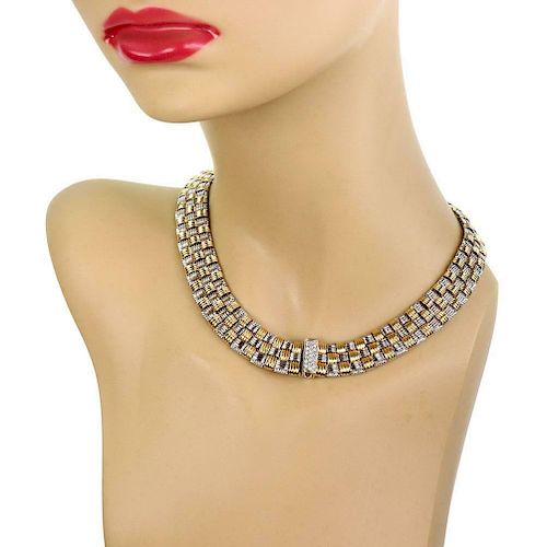 Roberto Coin Appassionata Diamond 18k Gold Necklace 