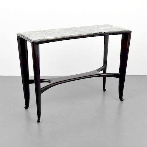 Marble Top Console Table, Manner of Paolo Buffa