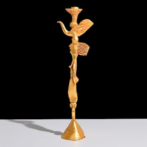 Large Pierre Casenove Sculptural Candlestick