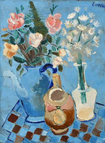 Andre Lanskoy Painting, Floral Still Life