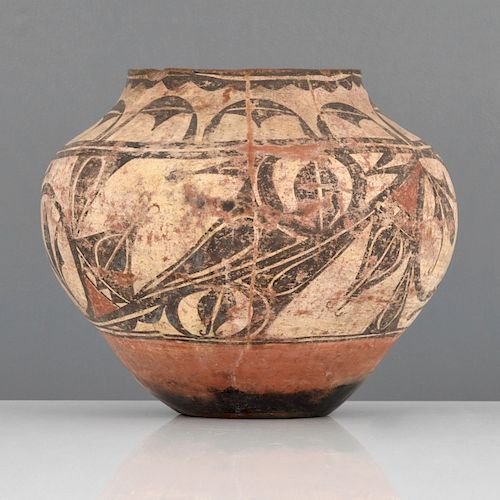 Zia Historic Polychrome Native American Jar/Pot