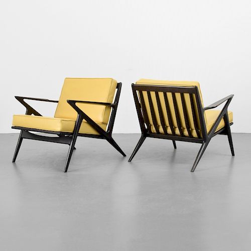 Pair of Poul Jensen "Z" Lounge Chairs