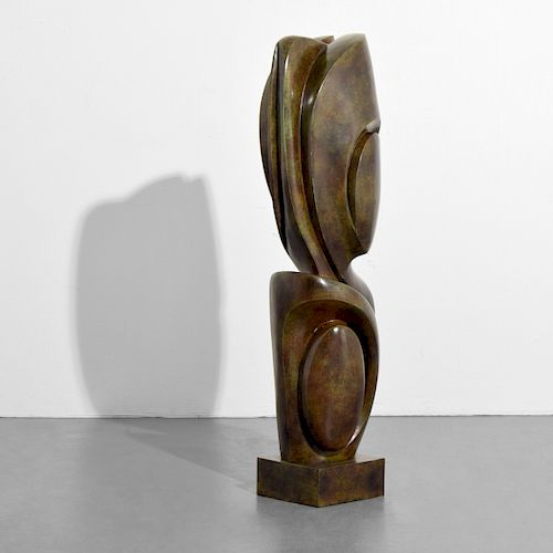 Large Maryon Kantaroff Bronze Abstract Sculpture