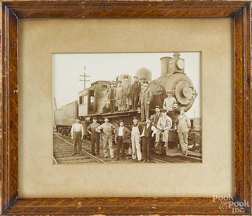 John Cassler, photograph of the Lehigh Valley Black Diamond Express train, 7 1/4'' x 9 1/4''