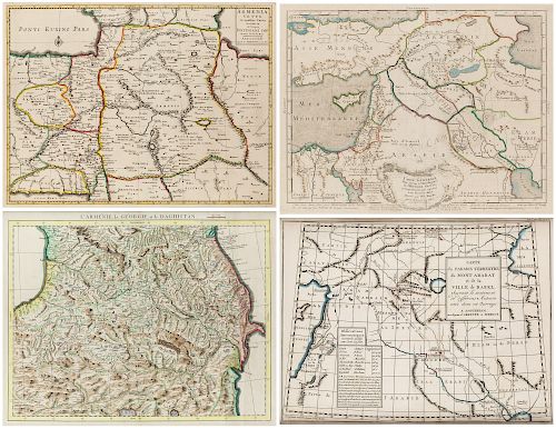A GROUP OF FOUR ENGRAVED MAPS OF ARMENIA, 18TH CENTURY