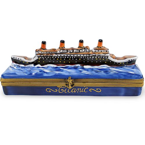 La Gloriette Limoges "Titanic" Box