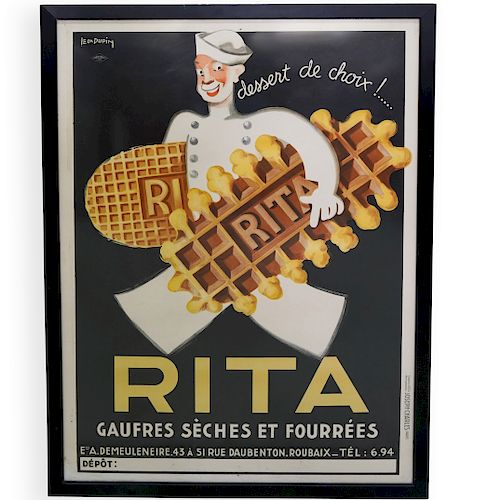 French "Rita" Advertising Dupin Poster