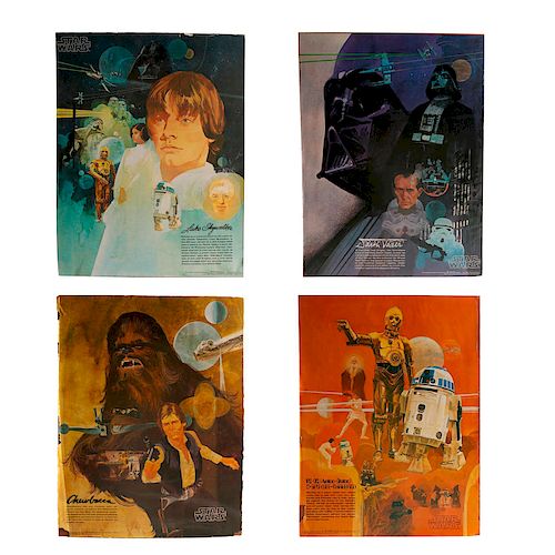 4 1977 STAR WARS PROMOTIONAL POSTERS