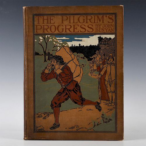 BOOK, THE PILGRIM'S PROGRESS JOHN BUNYAN, ILLUSTRATED LOUIS RHEAD