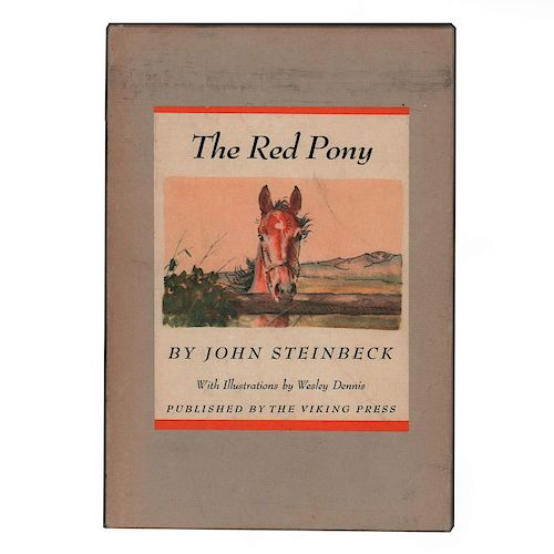 THE RED PONY BOOK, JOHN STEINBECK, FIRST EDITION