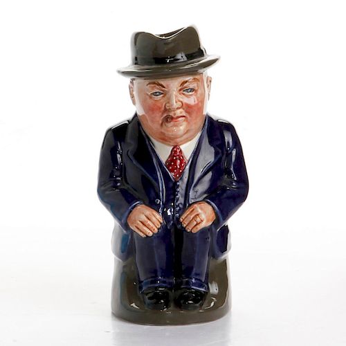 SMALL ROYAL DOULTON TOBY JUG, CLIFF CORNELL