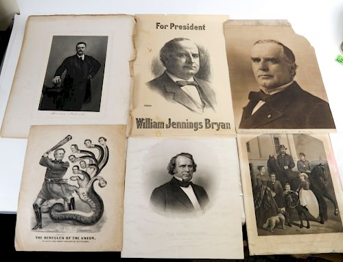 Broadsides and Engravings, Lithographs, Political