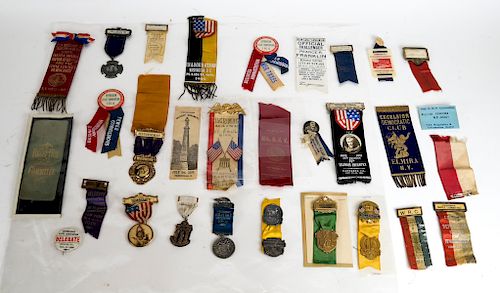 Large Lot State, Local, National Convention Badges