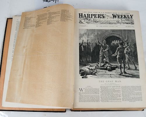 Ephemera 1896 Complete Harper's Weekly