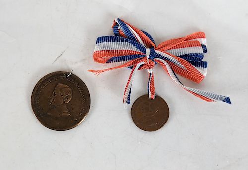 George B. McClellan Pair Medalets 1864