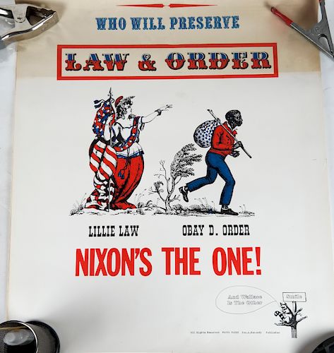 Lot of 5 Nixon-Agnew Posters - Provo Press