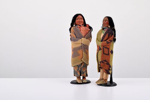 2 Large Skookum Dolls