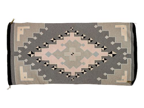 Navajo Two Grey Hills Weaving
52 1/2 x 25 inches