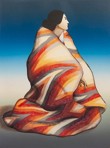R.C. Gorman
(Dine, 1932-2005)
Lightening Blanket