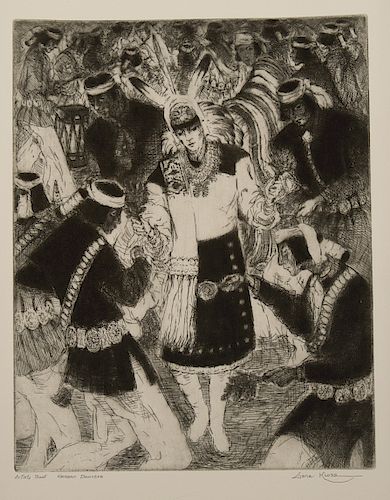 Gene Kloss, Keresan Dancers, 1962, A/P