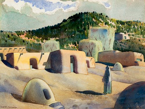 Sandor Bernath, Untitled (New Mexico Adobes)