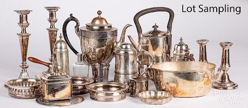 Group of silver plate
