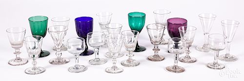 Collection of glass cordials