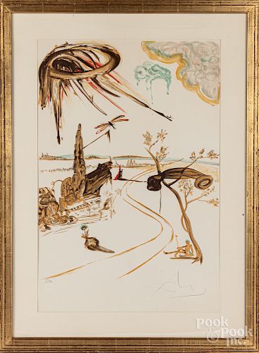 Salvador Dali signed lithograph
