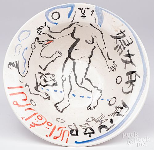 Isaiah Zagaar pottery bowl