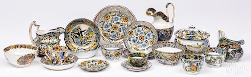 Collection of Salopian teawares