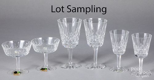 Large group of Waterford stemware
