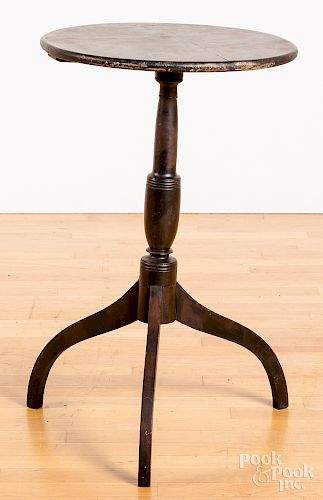 New England painted candlestand, 19th c.