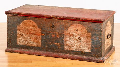 Pennsylvania painted dower chest, late 18th c.