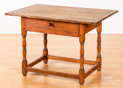 Pine tavern table, late 18th c.