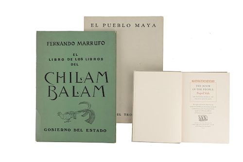 The Book of the People / El Libro de los Libros del Chilam Balam / El Pueblo Maya. Total de piezas: 3.