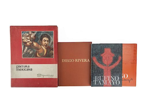 Rufino Tamayo / Pintura Mexicana, Siqueiros / Diego Rivera I. Pintura de Caballete y Dibujos. Total de piezas: 3.
