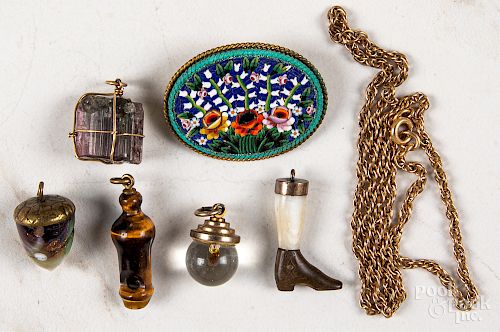 Group of antique jewelry