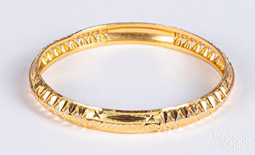 22K gold bracelet
