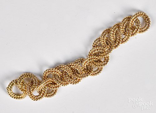 Verdura 14K yellow gold bracelet