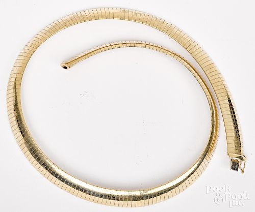 Aurafin 14K gold necklace