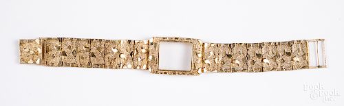 10K gold wristwatch band